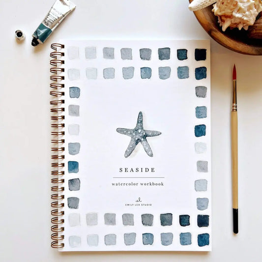 Watercolor Workbook - Seaside - Emily Lex - emily lex studio