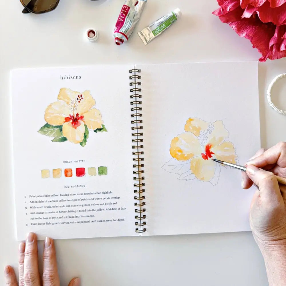 Watercolor Workbook - Tropical - Emily Lex - emily lex studio