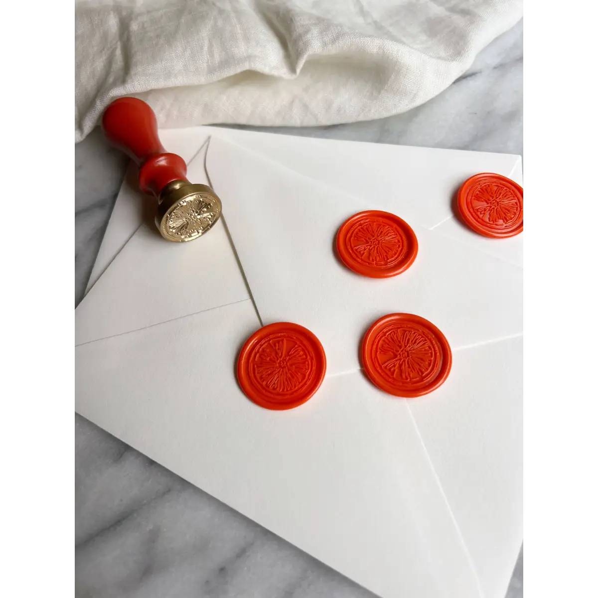 Wax Seal Set with Stick and Stamp - Cate Paper Co.