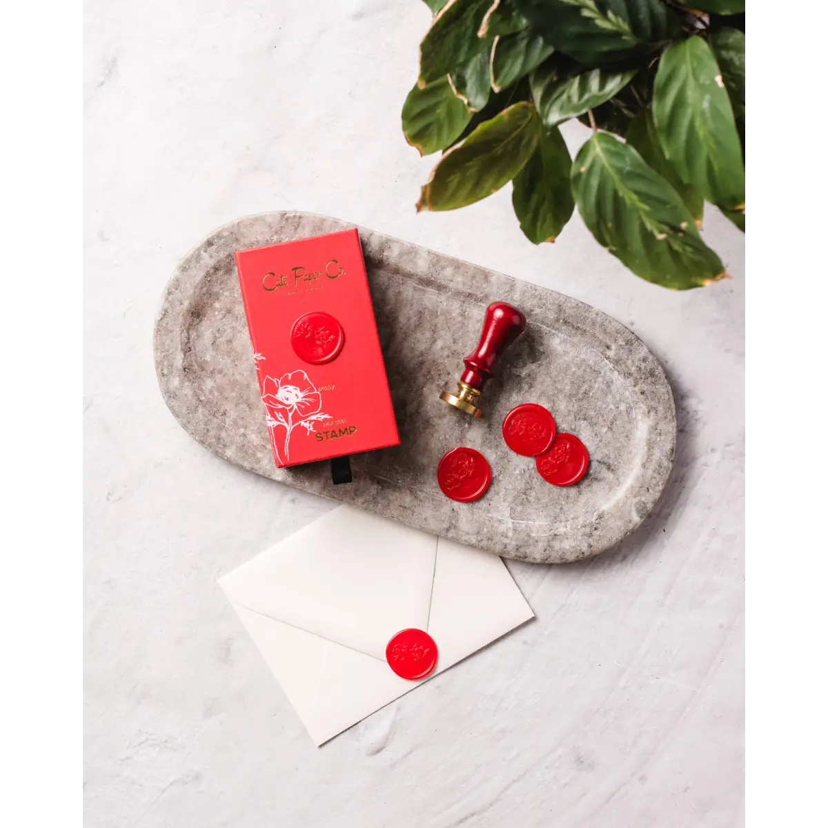 Wax Seal Set with Stick and Stamp - Cate Paper Co.