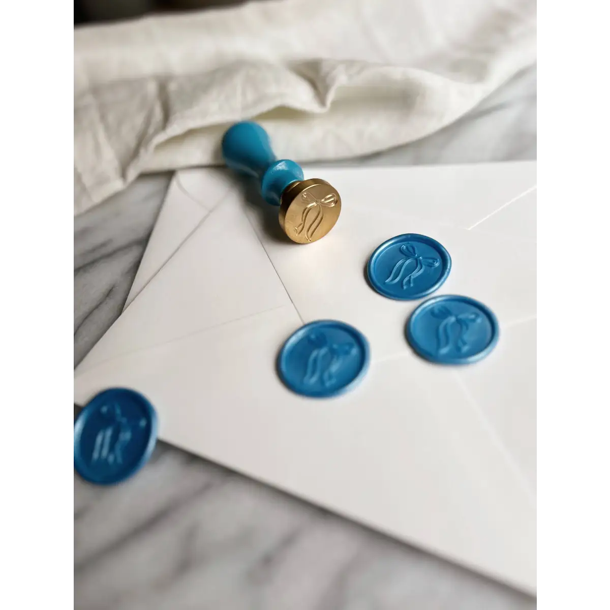 Wax Seal Set with Stick and Stamp - Cate Paper Co.