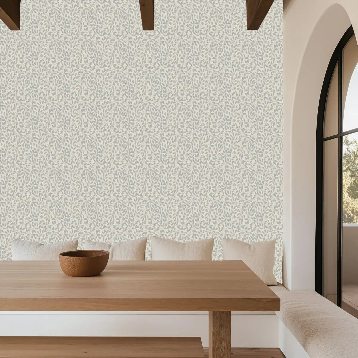 Waylon Wallpaper - Tiny Leaf Vines - by The Fibery - Loomwell Home Goods