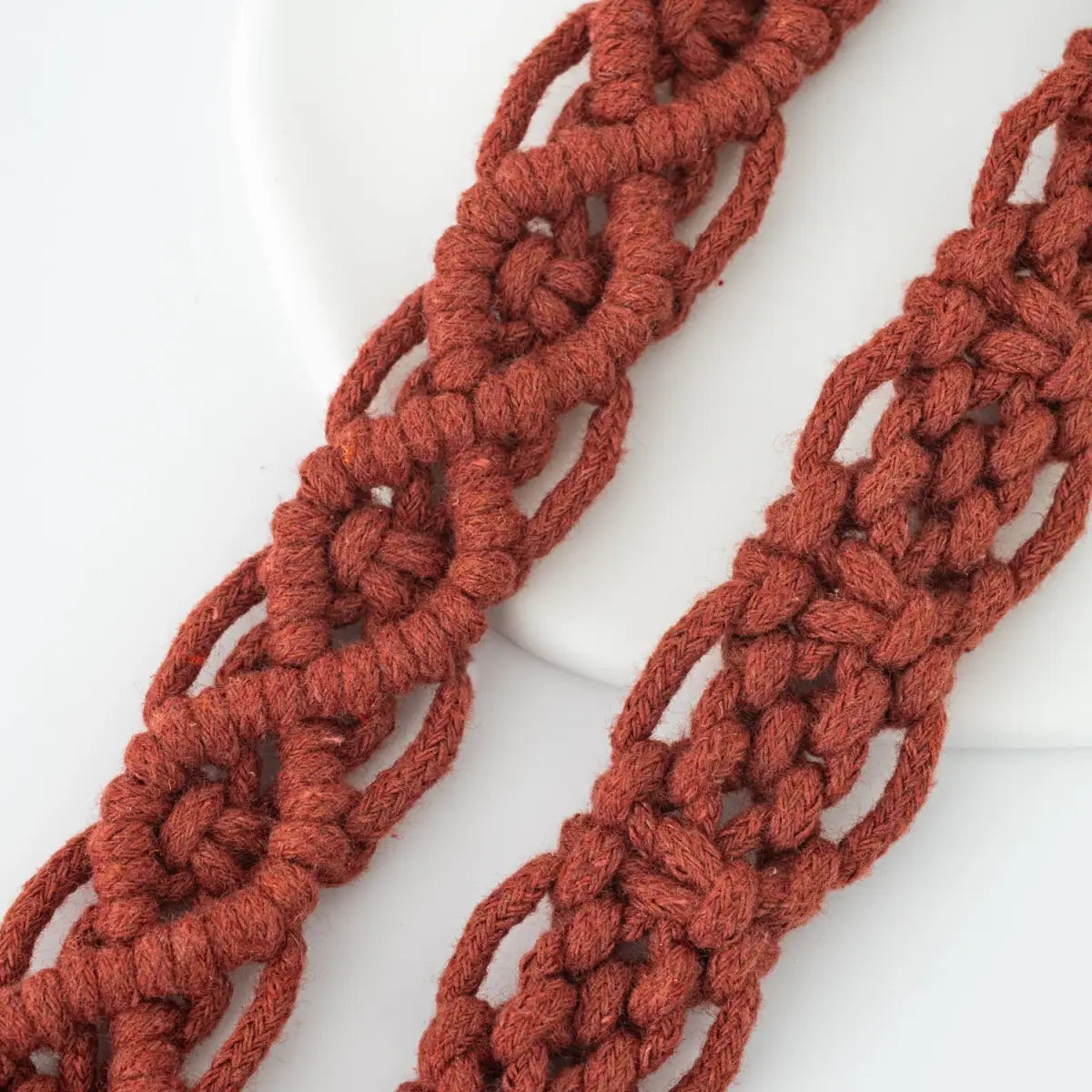 Wear Hope Macramé Crossbody Strap in Terra Cotta - Starfish Project