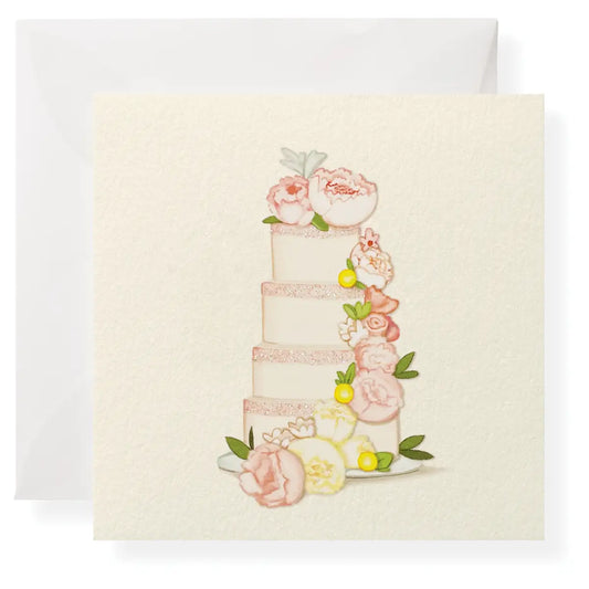 Gift Enclosure Card - Wedding Cake - Karen Adams Designs