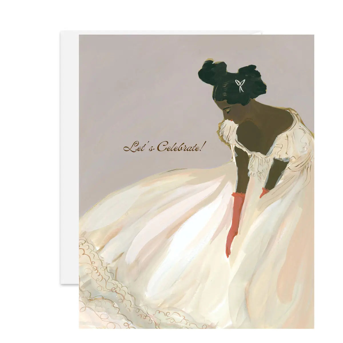 Wedding Congratulations Card - Let’s Celebrate - JANET HILL STUDIO