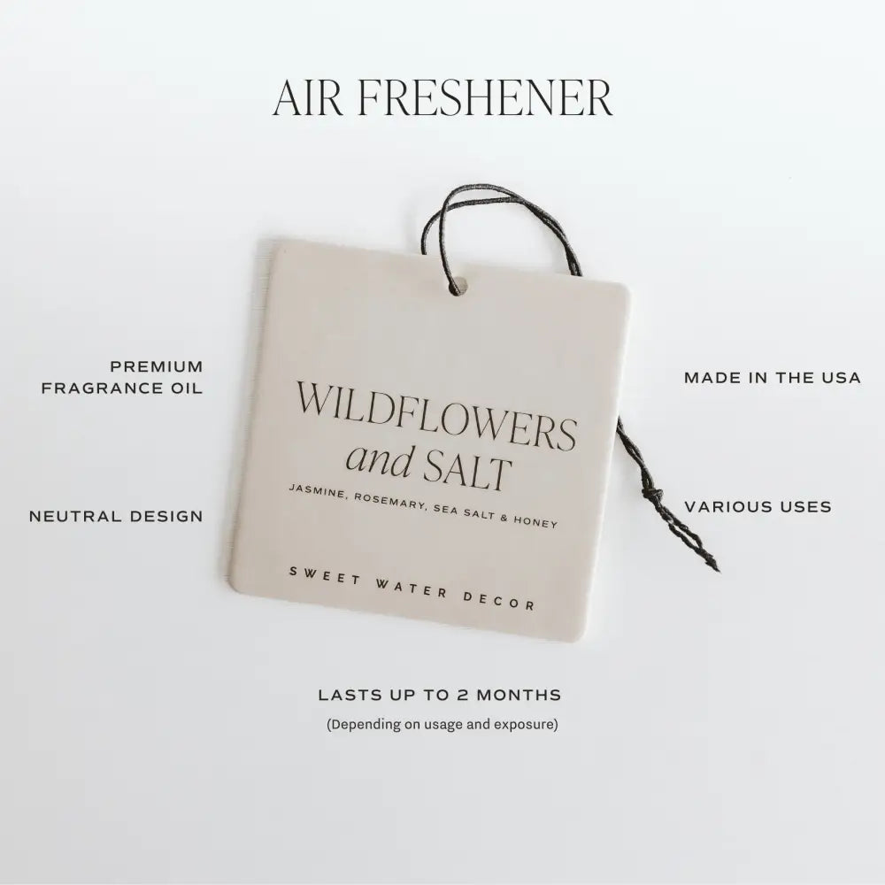 Weekend Hanging Air Freshener - Sweet Water Decor