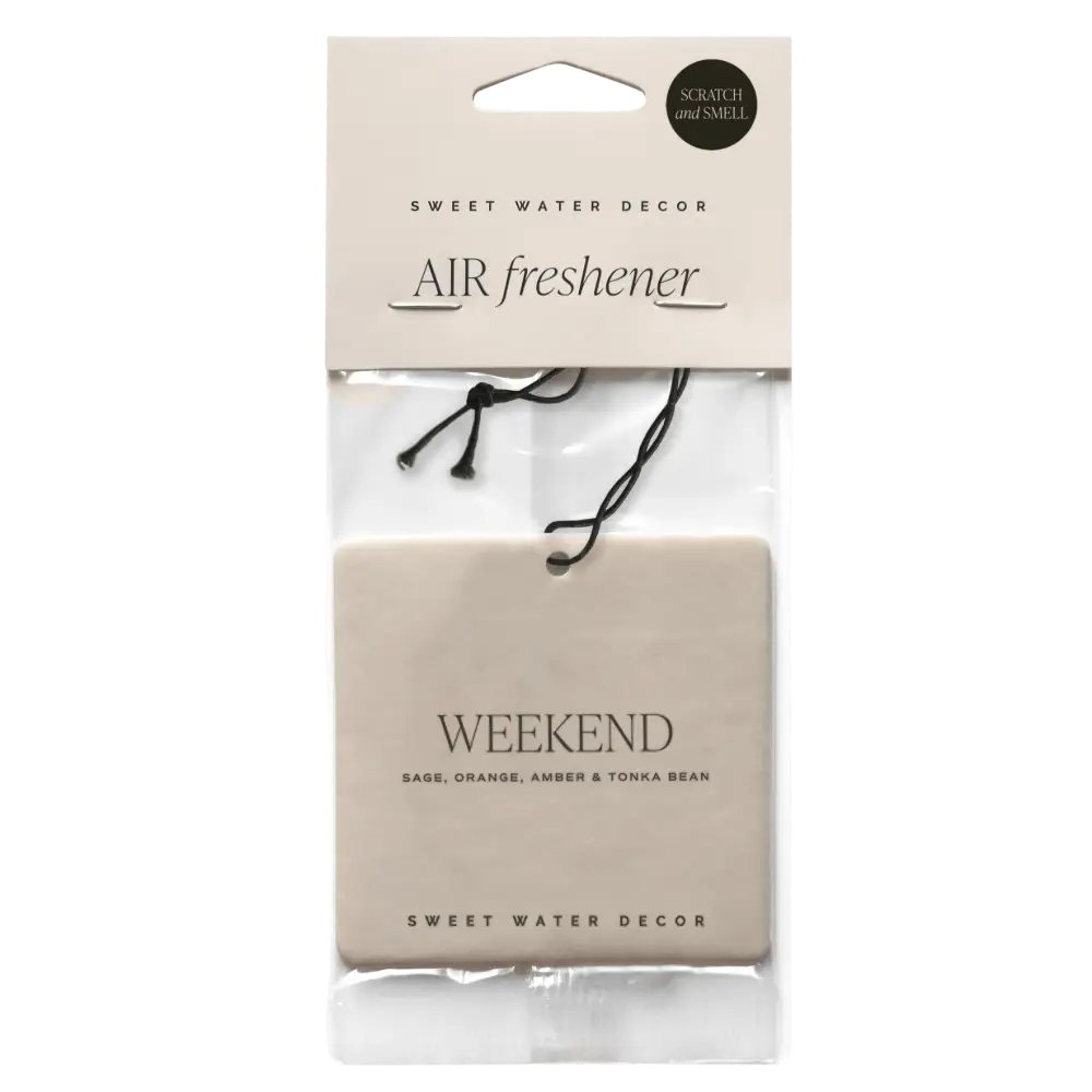 Weekend Hanging Air Freshener - Sweet Water Decor