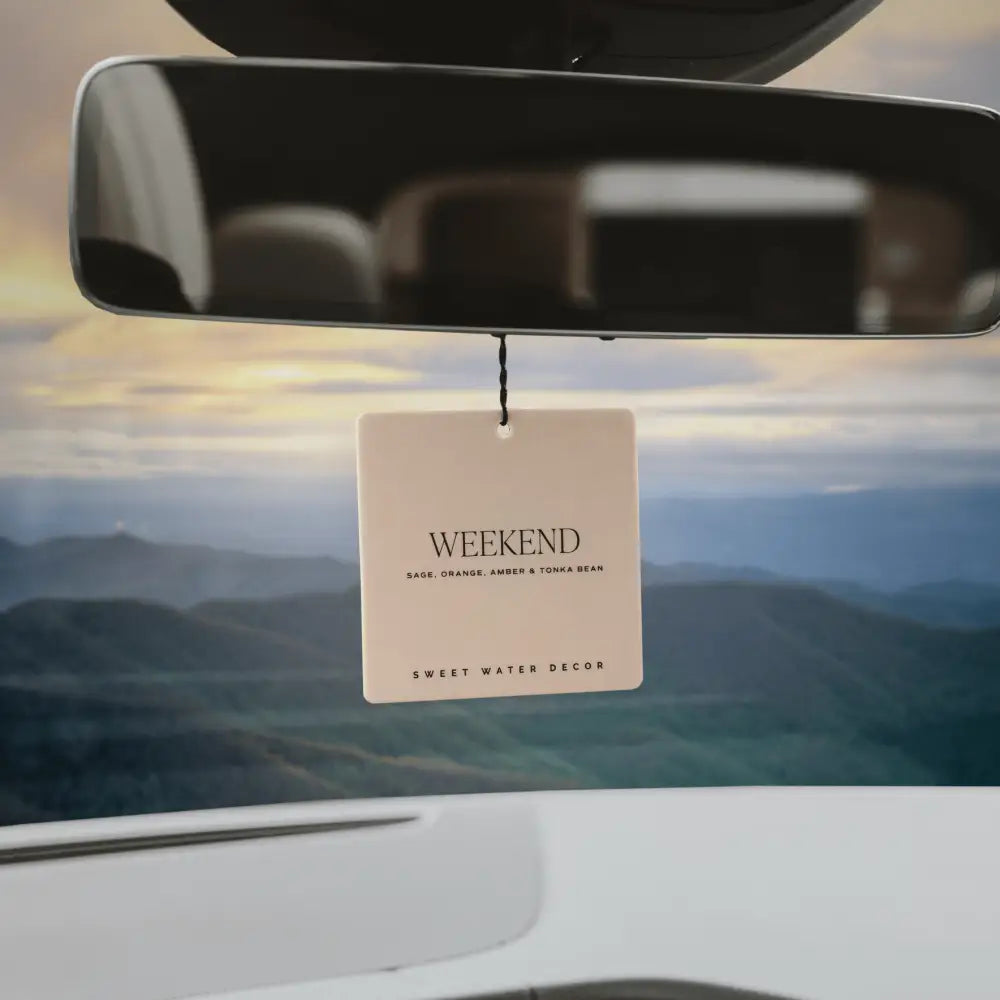 Weekend Hanging Air Freshener - Sweet Water Decor