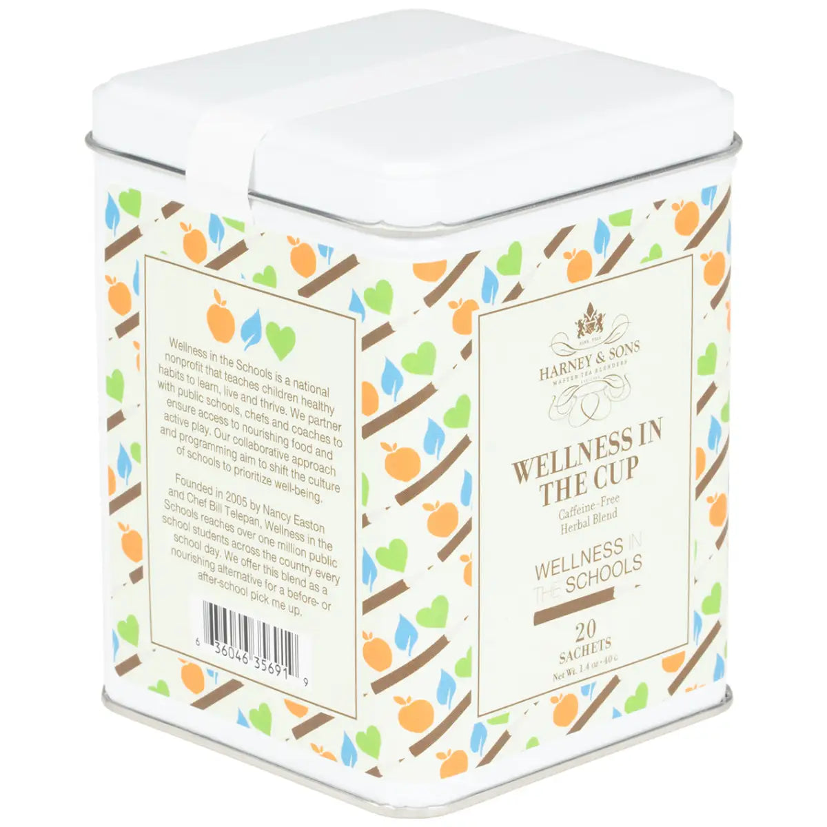 Wellness in the Cup - Tin of 20 Sachets - Sachets / Tin of 20 Sachets - Harney & Sons Fine Teas