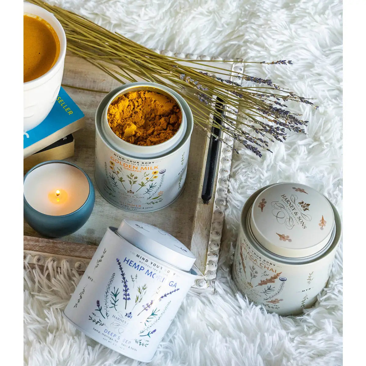 Wellness Trio Loose Tea Gift Set - Loose / Wellness Trio Gift - Harney & Sons Fine Teas