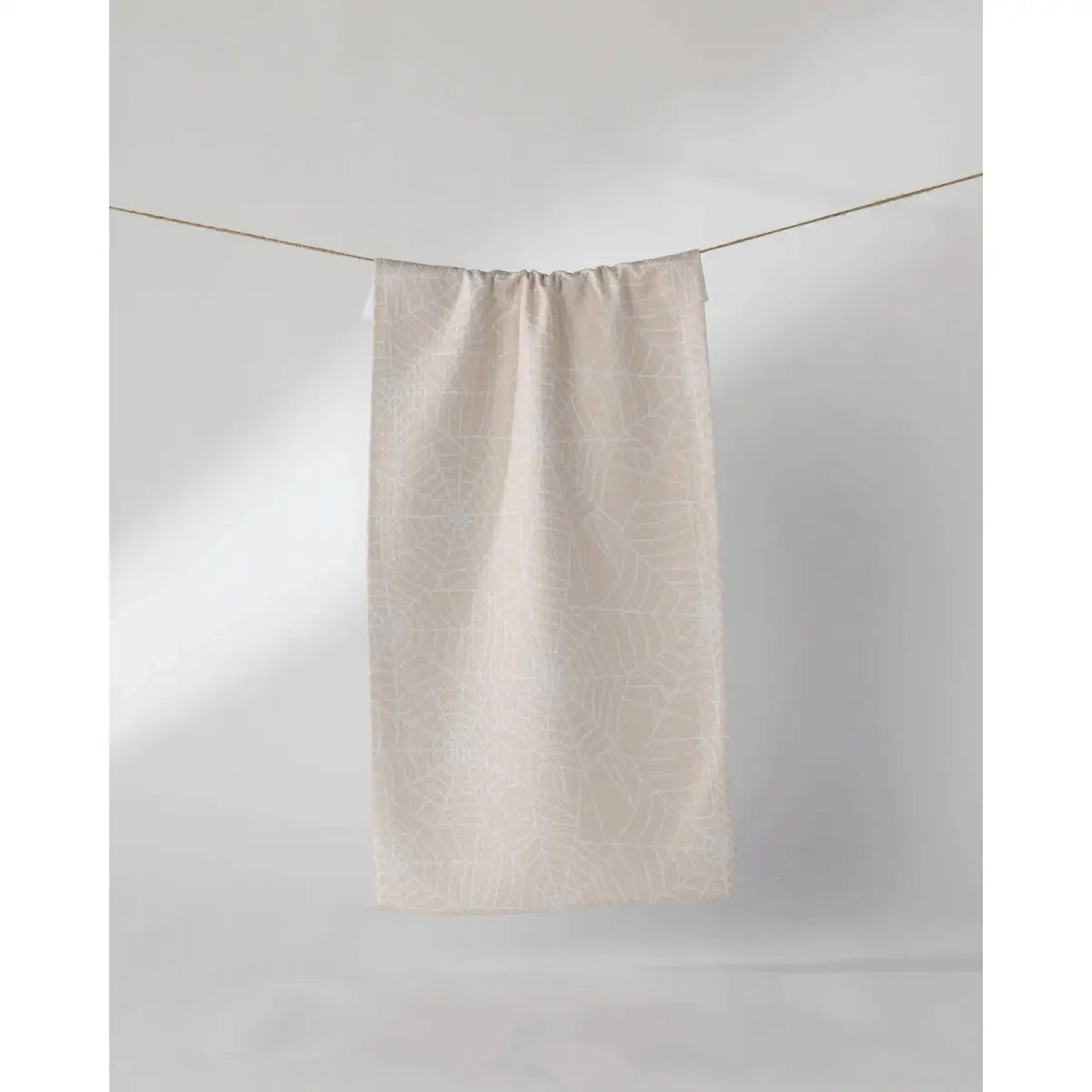 Bar Towel - Whisper Web for Halloween - Geometry