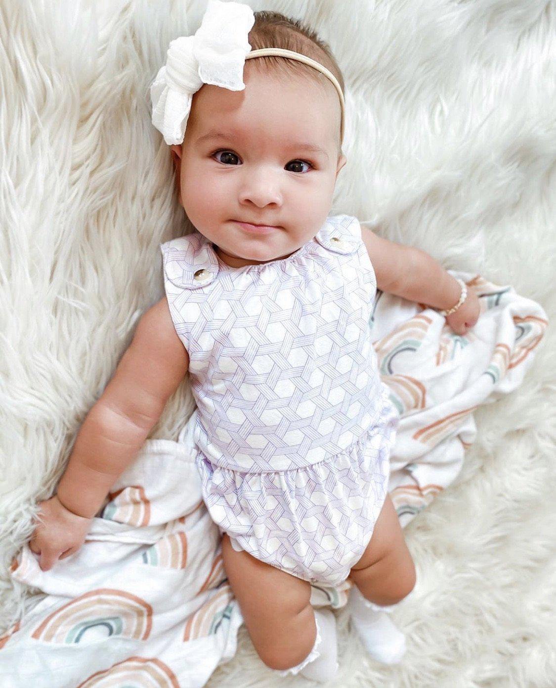 White Chiffon Knot Bow Headband - Harp Angel Boutique