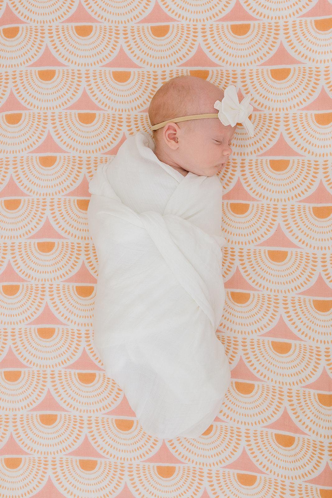 White Chiffon Knot Bow Headband - Harp Angel Boutique