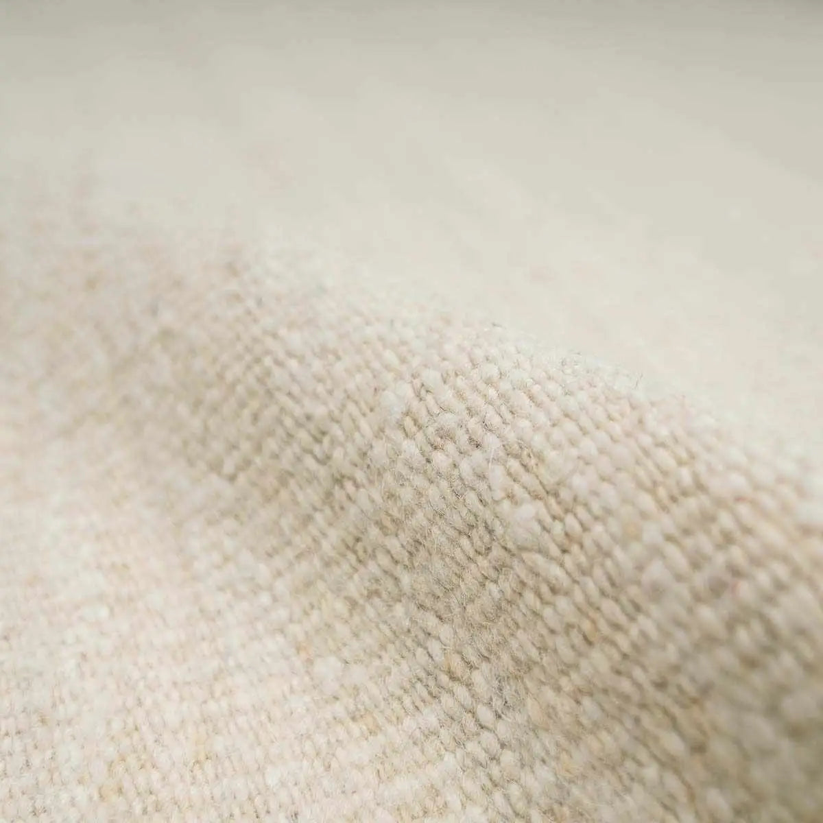 Off White Flat Woven Wool Area Rug - Boutique Rugs
