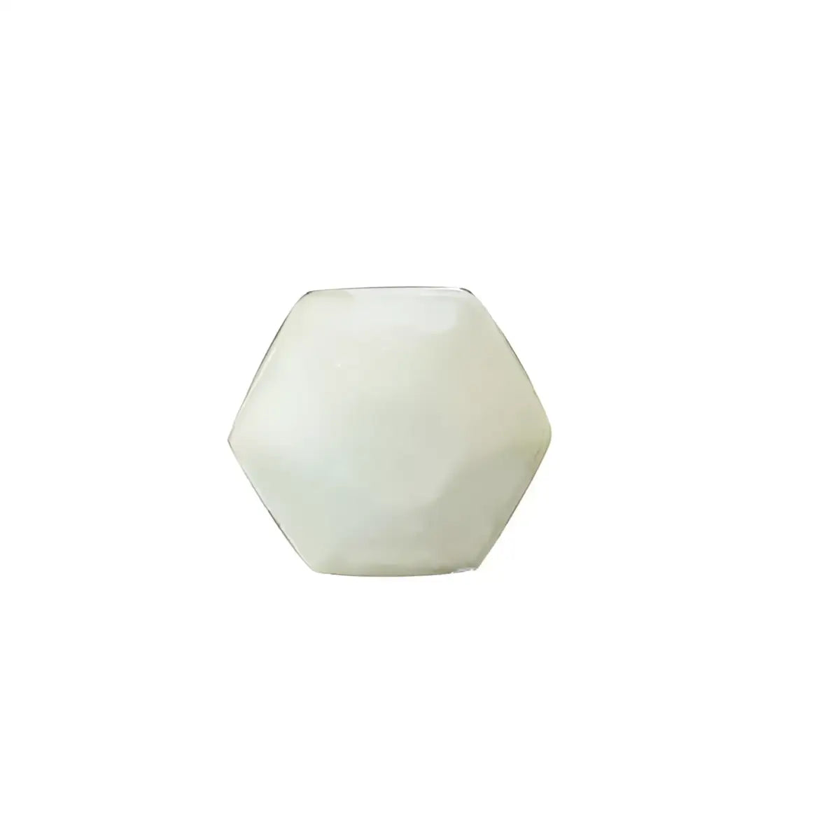 White Hexagon Marble Knob (each) - Perilla Home
