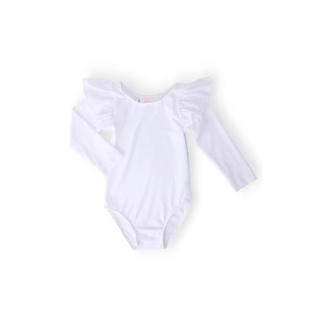 Flutter Sleeve Leotard - White - 6-12M - Mila & Rose ®