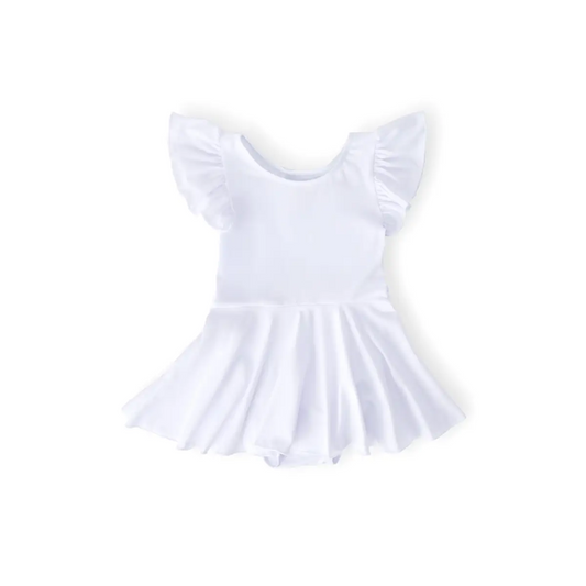 Twirl Leotard with Skirt - White - 6-12M - Mila & Rose ®