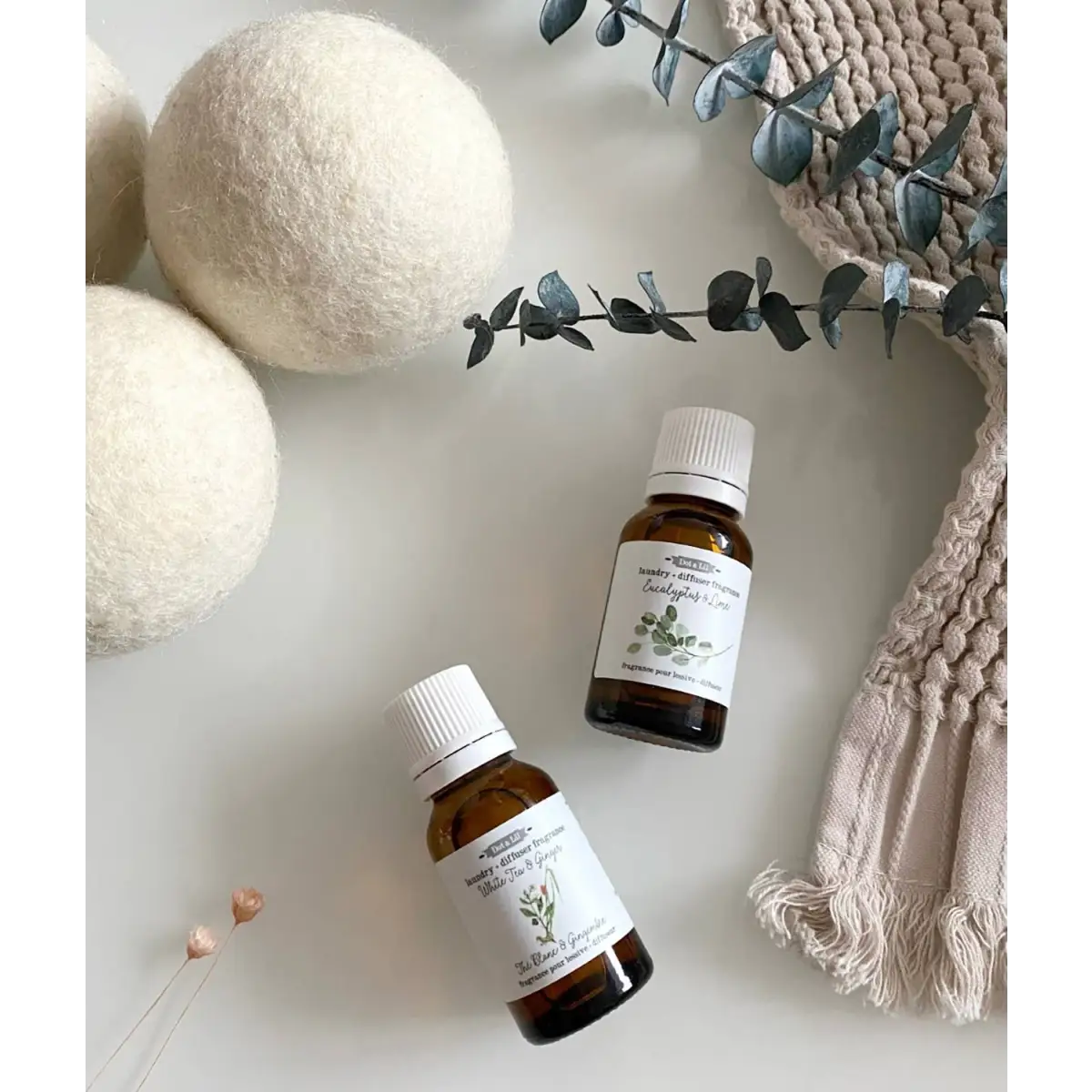White Tea & Ginger laundry + diffuser fragrance oil - Dot & Lil