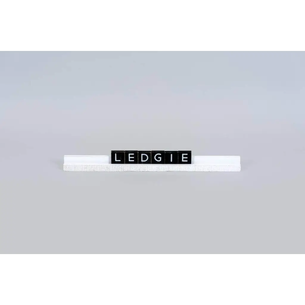 White Wood Letter Board Ledgie 20’’ - Adams & Co.