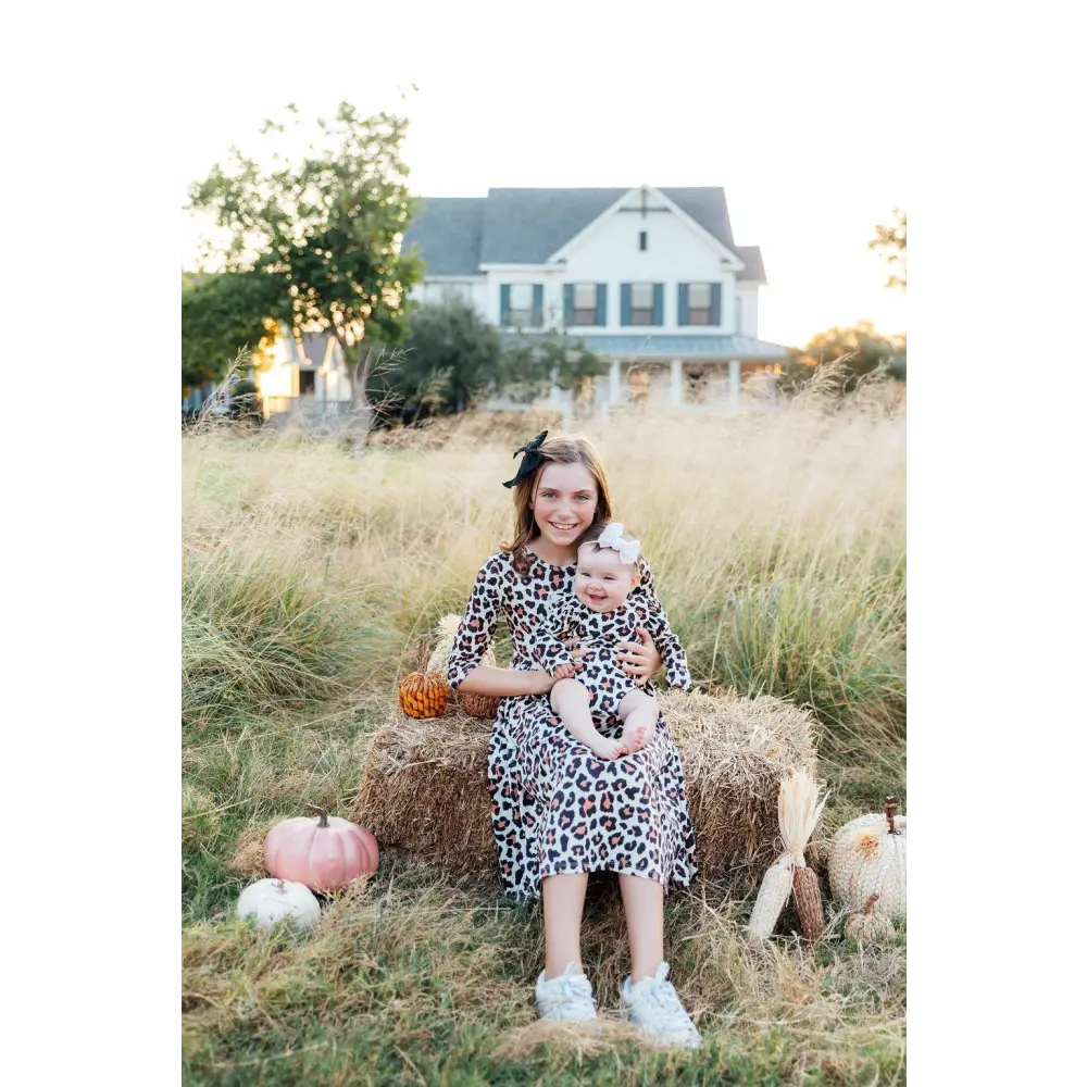 Wild One 3/4 Sleeve Pocket Twirl Dress - Mila & Rose ®