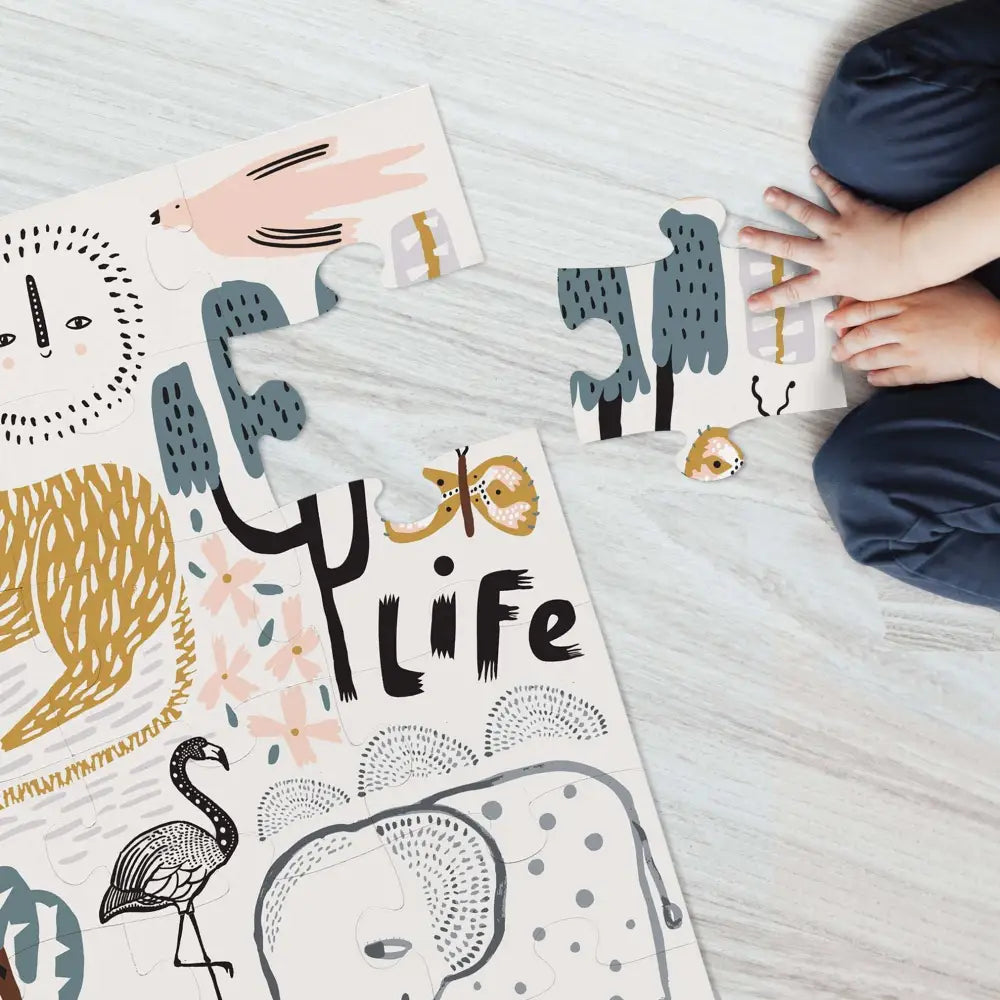 Wild Life Floor Puzzle - Wee Gallery