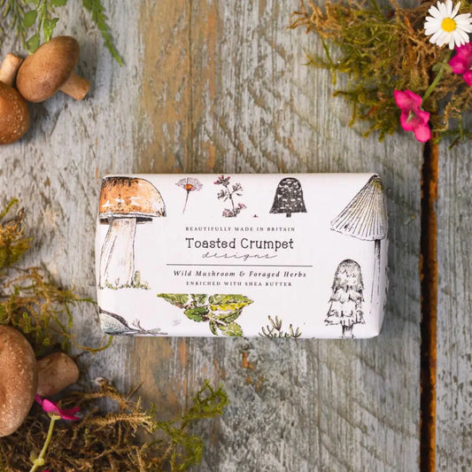 Luxury Bar Soap - Wild Mushrooms & Foraged Herbs - Toasted Crumpet (We Pay All US Duties & Tariffs)