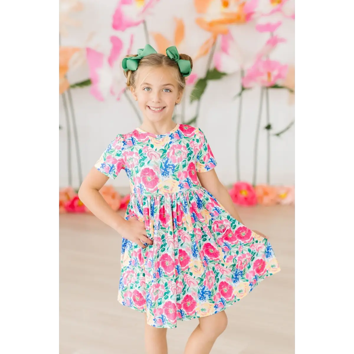 Pocket Twirl Dress - Wildflower Wishes - Mila & Rose ®
