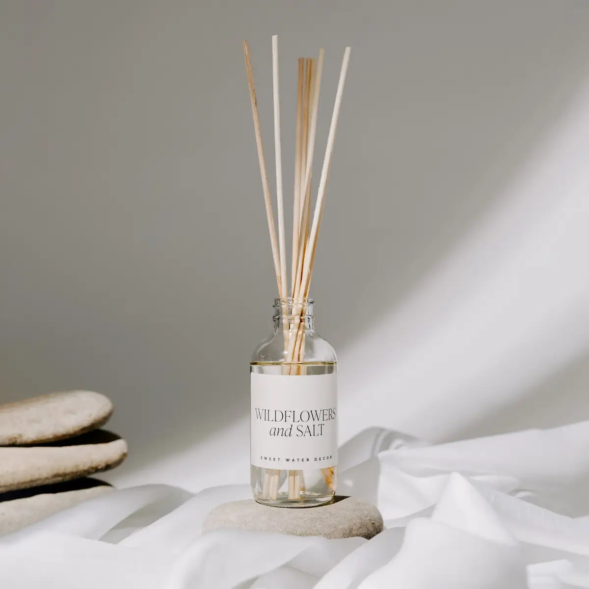 Wildflowers and Salt Clear Reed Diffuser - Sweet Water Decor