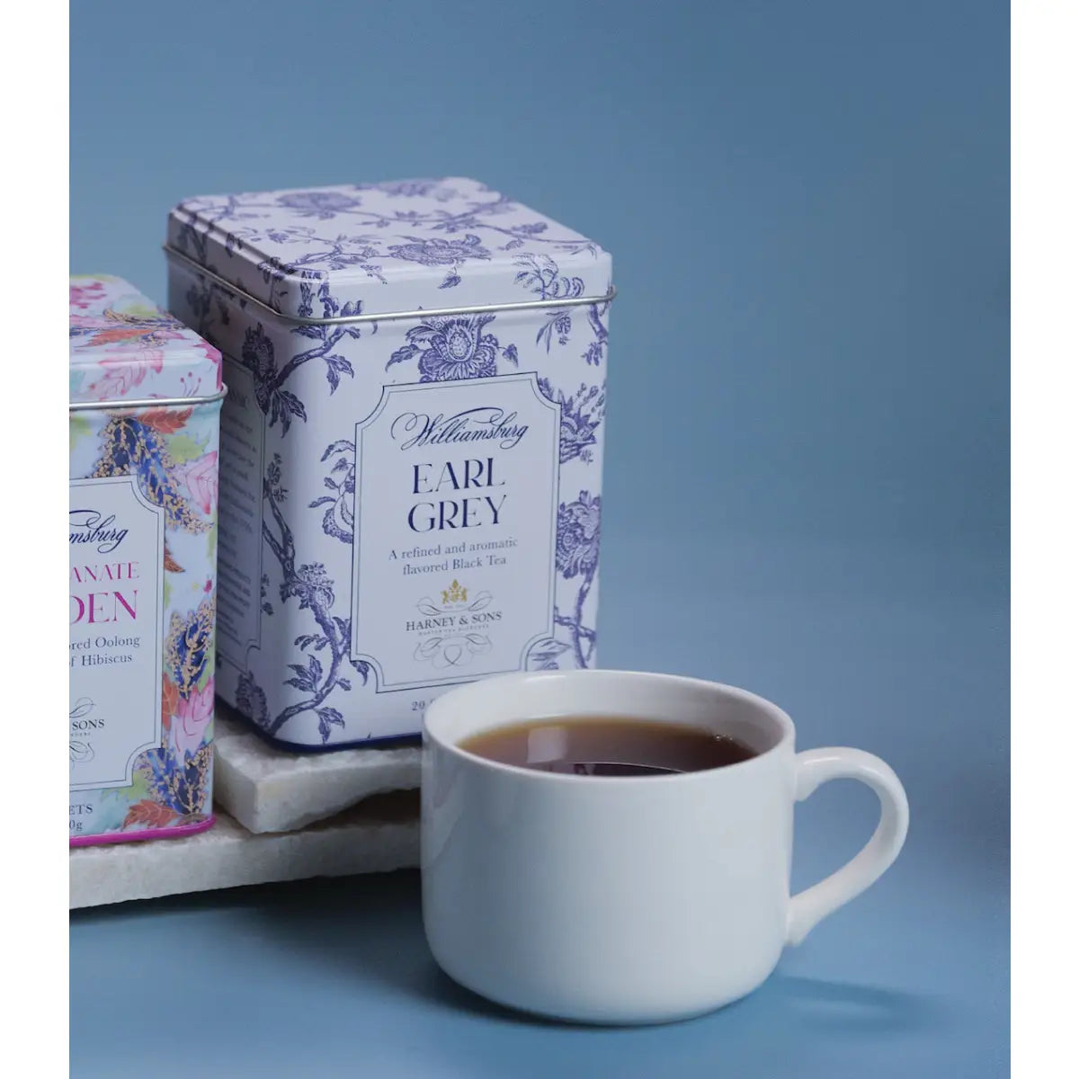 Williamsburg Earl Grey Tea - Tin of 20 Sachets - Sachets / Tin of 20 Sachets - Harney & Sons Fine Teas