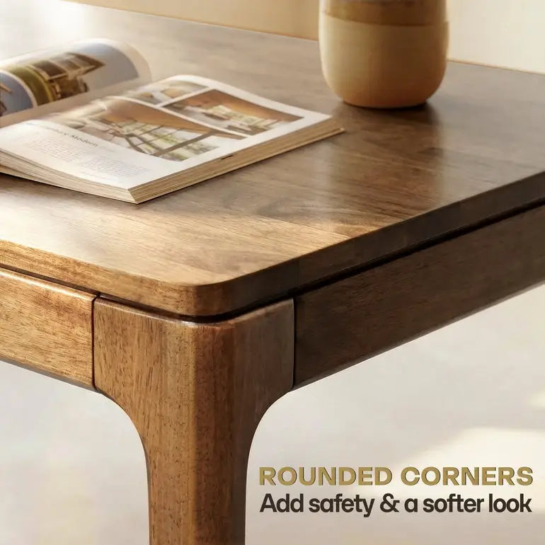 Wilma 48’’ Rubber Wood Desk - Megsu