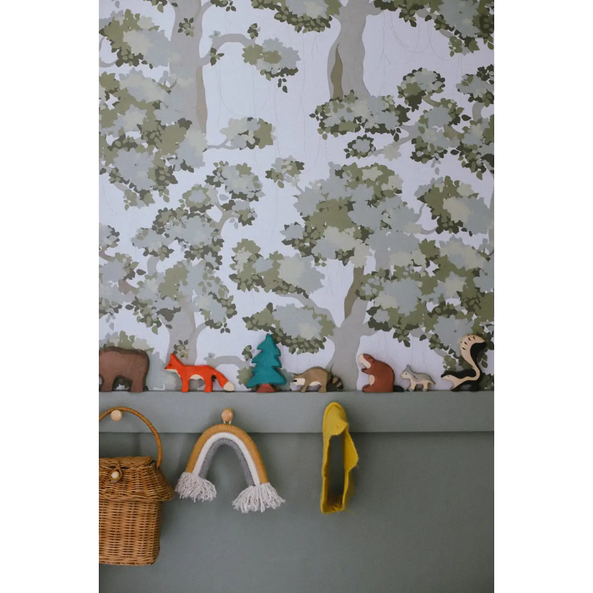 Wilma Wallpaper - Trees - by Grateful Artsy Soul - Loomwell Home Goods