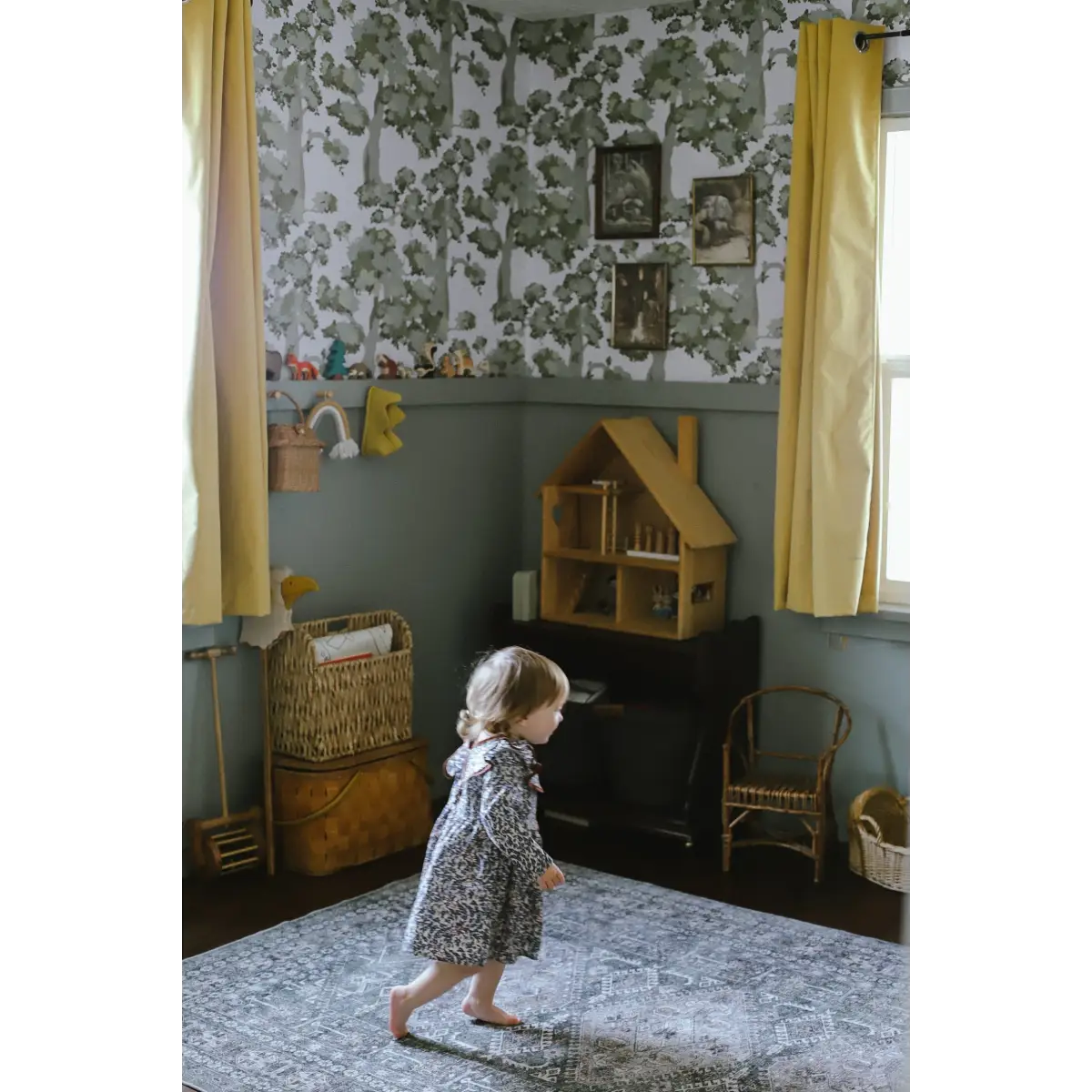 Wilma Wallpaper - Trees - by Grateful Artsy Soul - Loomwell Home Goods