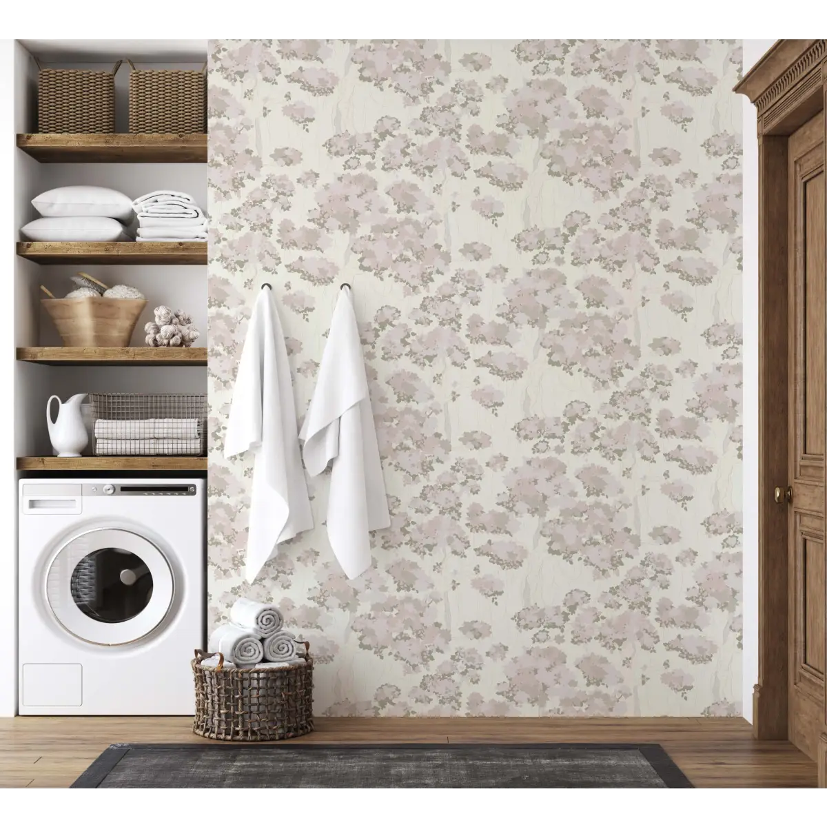 Wilma Wallpaper - Trees - by Grateful Artsy Soul - Loomwell Home Goods