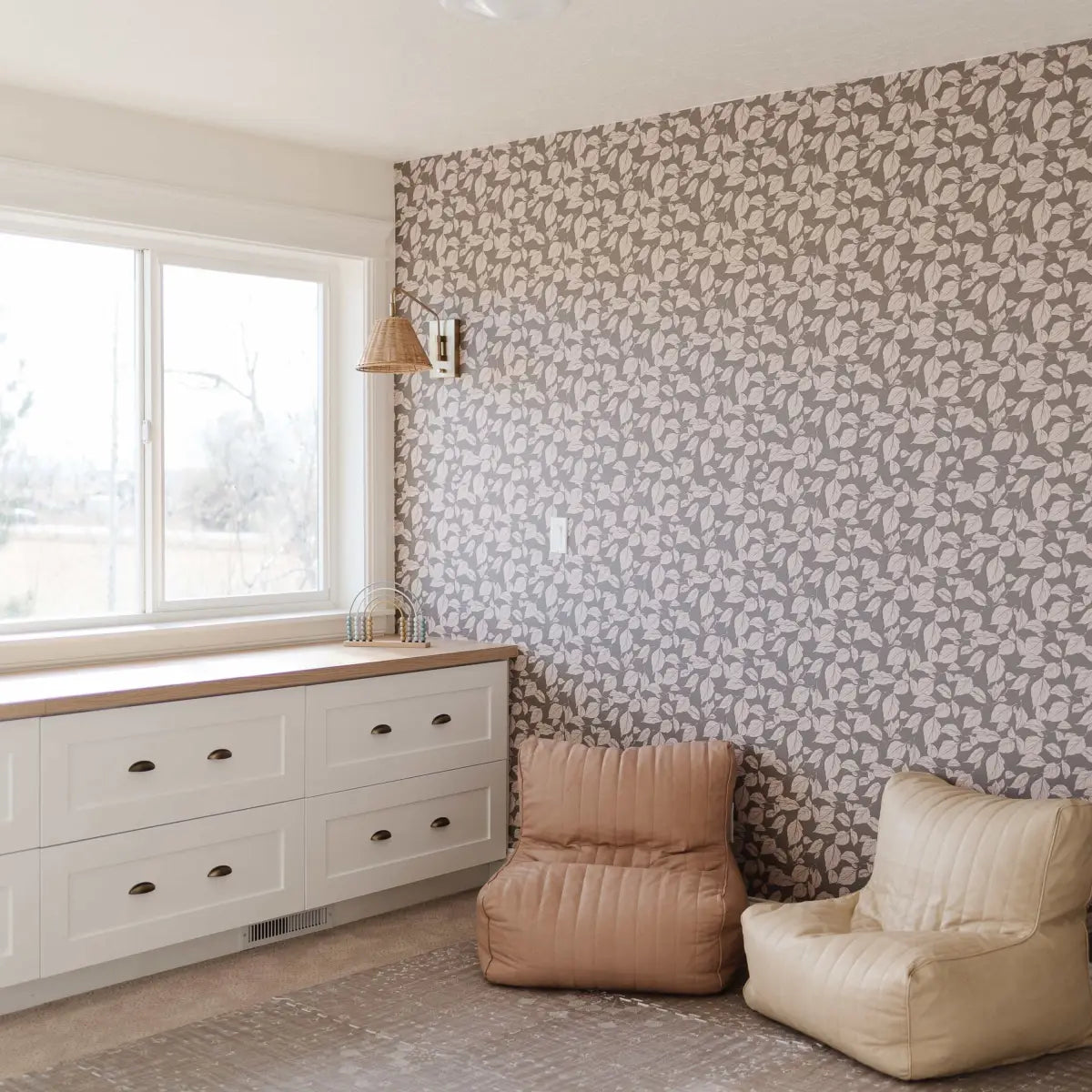 Windermere Wallpaper - Leaves - by Aubrey Fairchild - Loomwell Home Goods