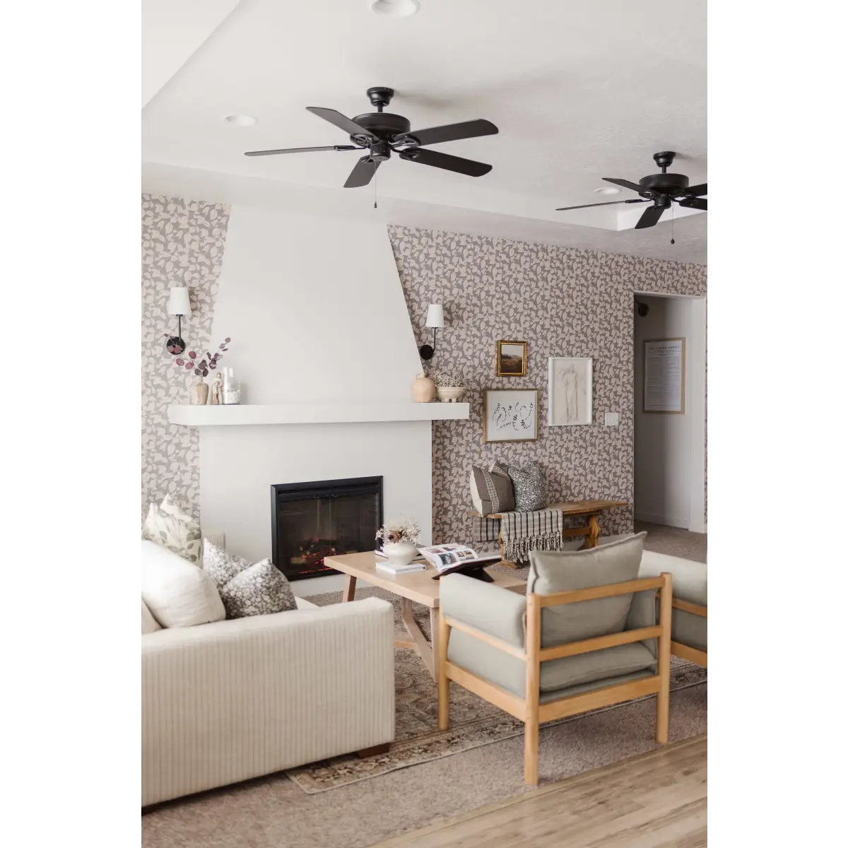 Windermere Wallpaper - Leaves - by Aubrey Fairchild - Loomwell Home Goods