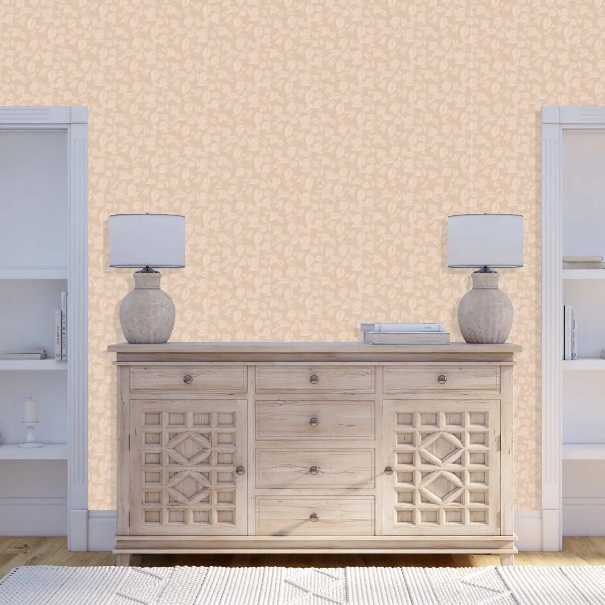 Windermere Wallpaper - Leaves - by Aubrey Fairchild - Loomwell Home Goods