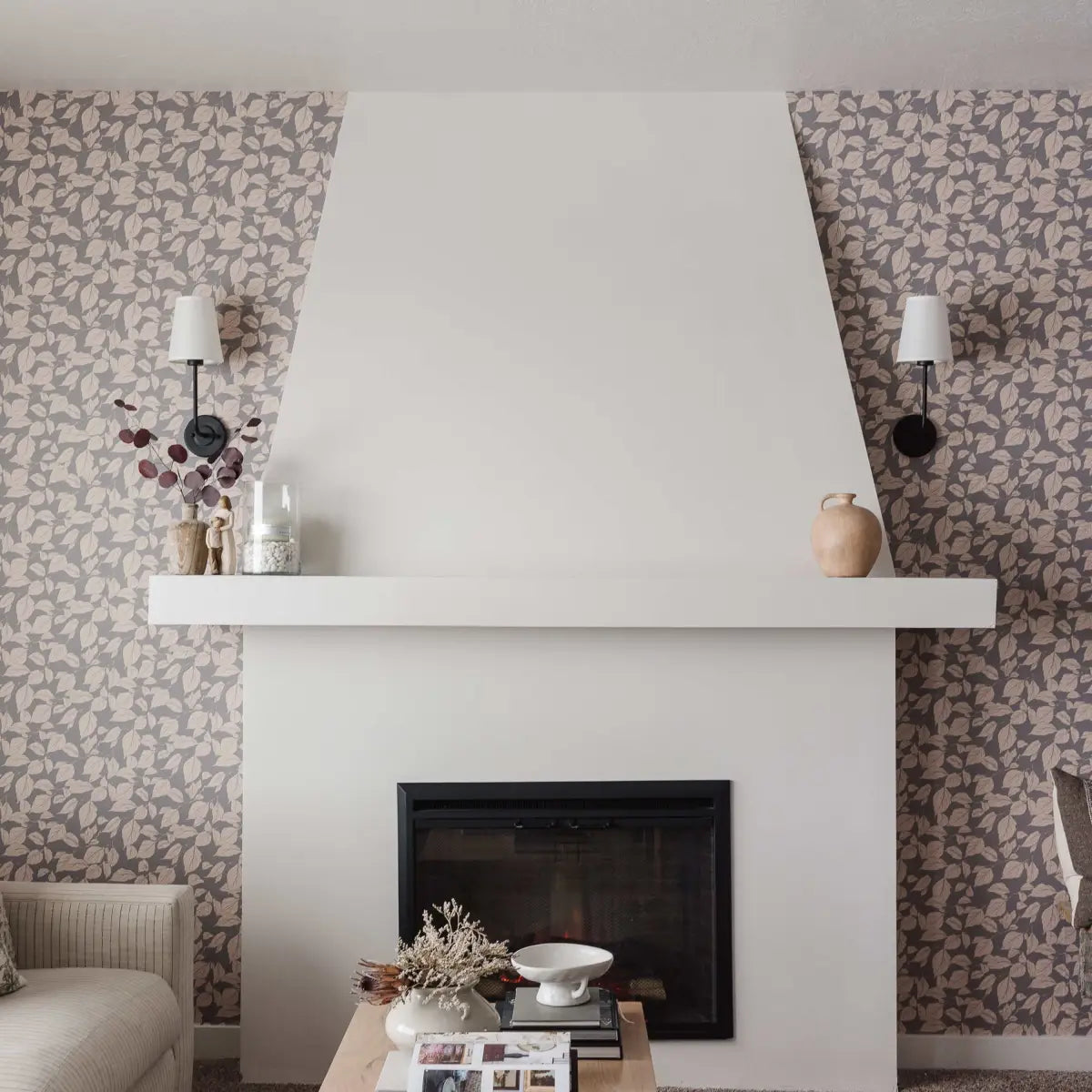 Windermere Wallpaper - Leaves - by Aubrey Fairchild - Loomwell Home Goods