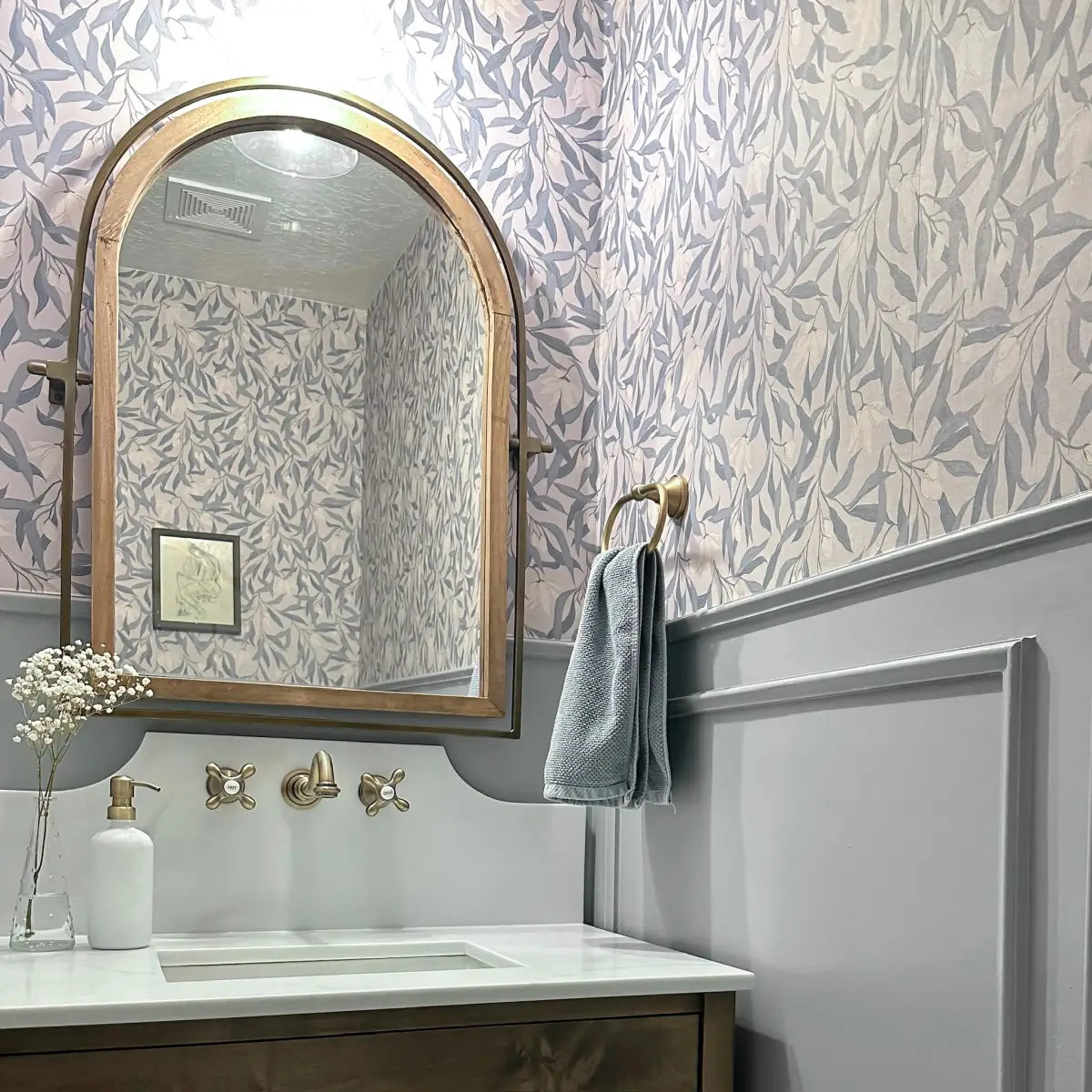 Windsor Wallpaper - Leaves - by Aubrey Fairchild - Loomwell Home Goods