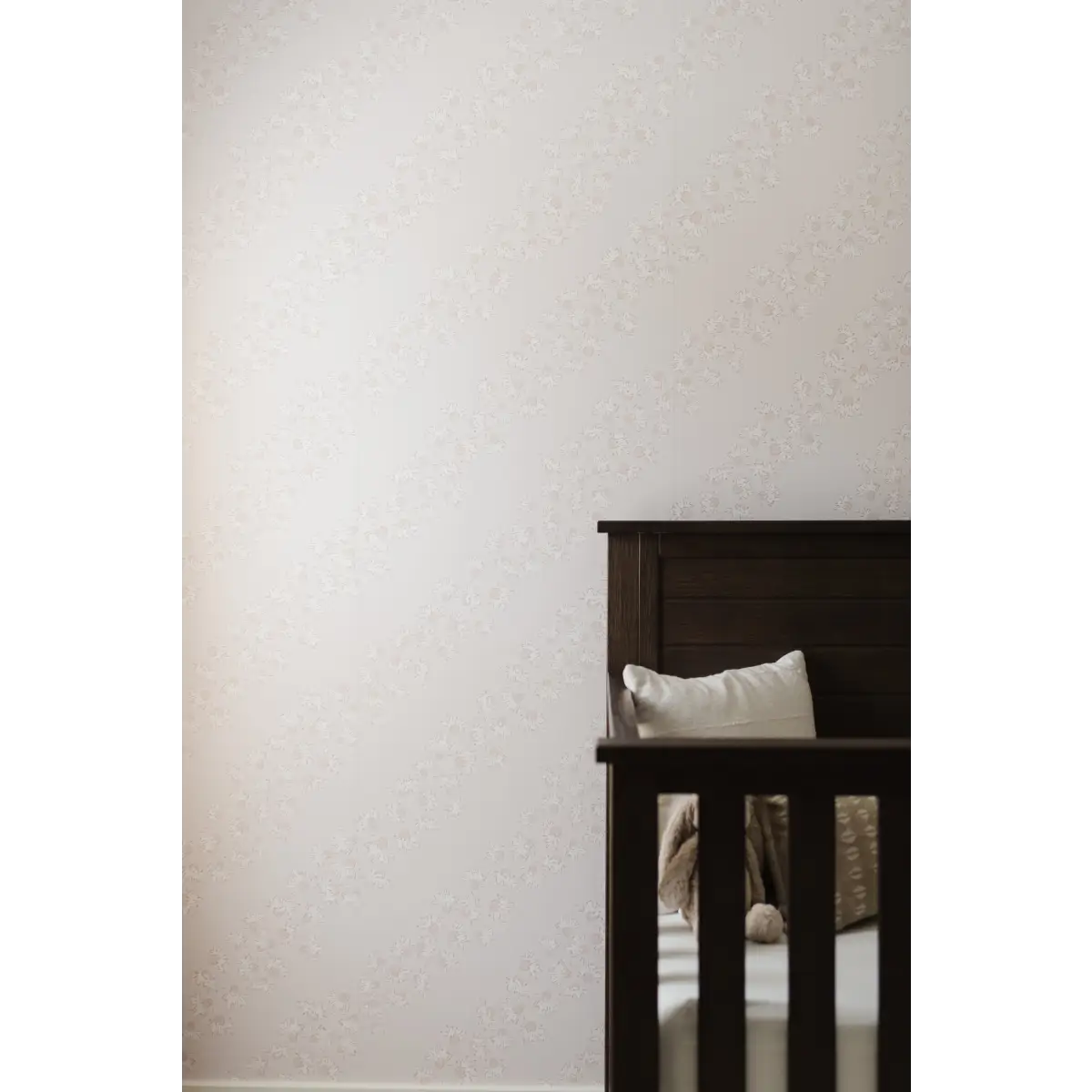 Winnie Wallpaper - Floral Diagonal Stripe - by Melissa Johnson Design - Loomwell Home Goods
