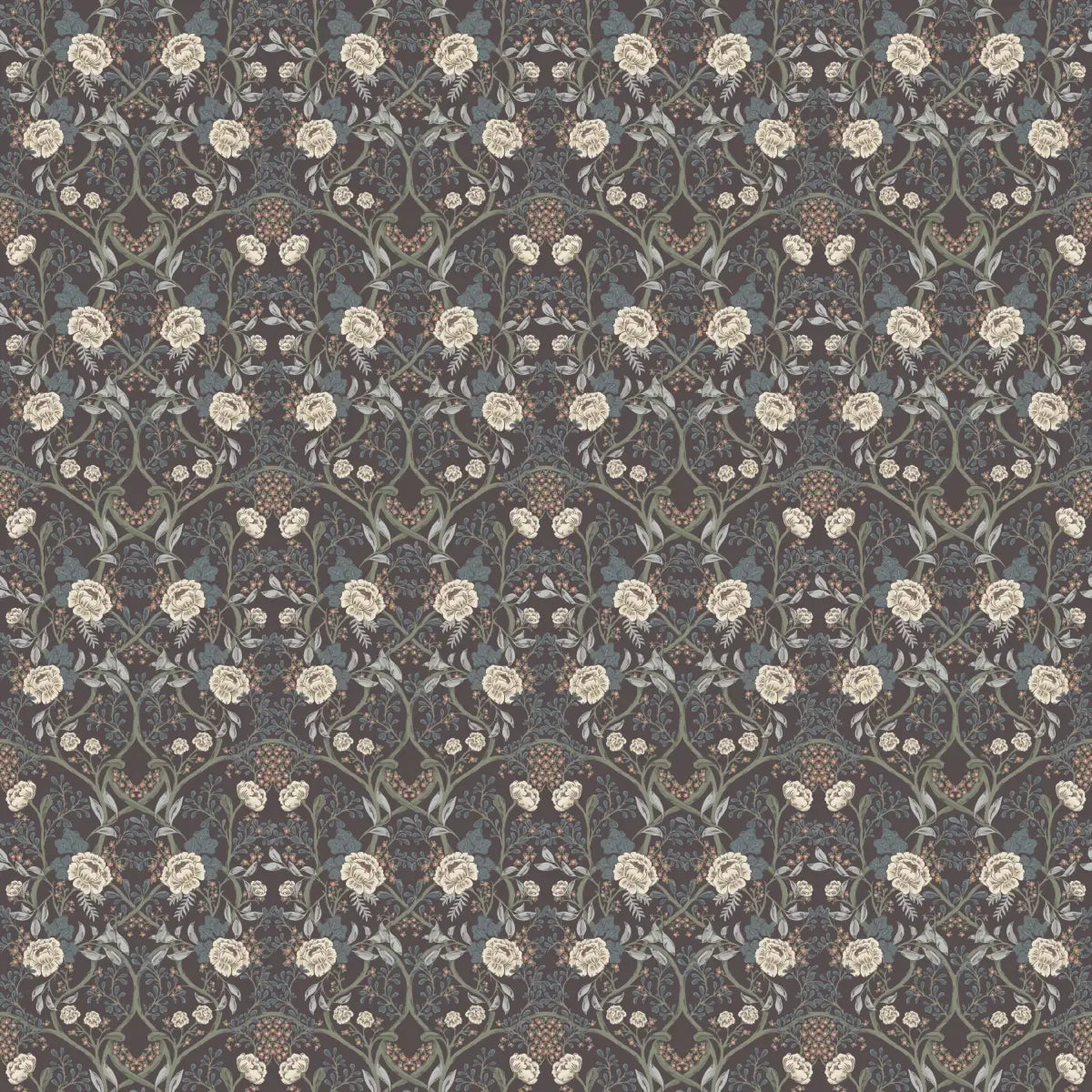 Winslow Wallpaper - Art Deco Floral - by Beeky Illustration - Loomwell Home Goods