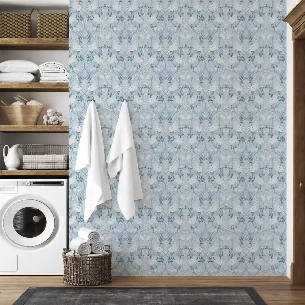 Winslow Wallpaper - Art Deco Floral - by Beeky Illustration - Loomwell Home Goods