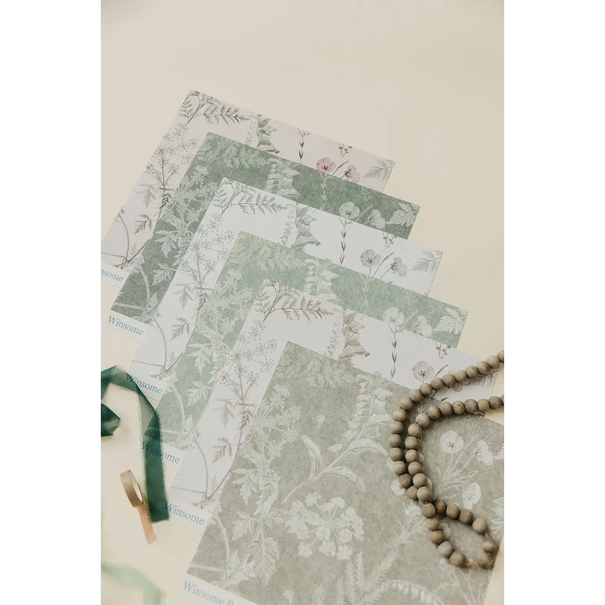 Winsome Wallpaper - Botanical Ferns - by Aynsley Ovard x Bloomery Decor - Loomwell Home Goods