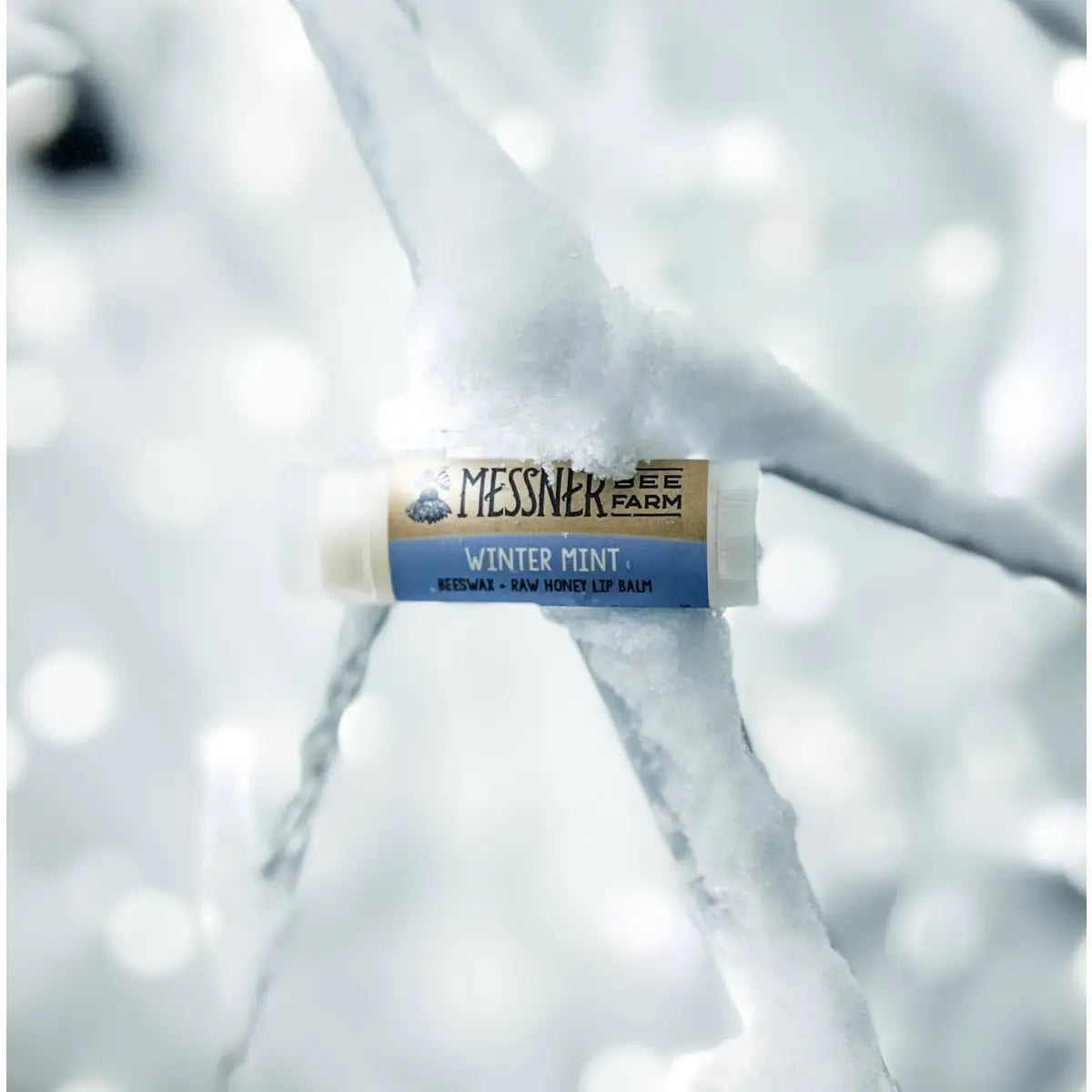 Lip Balm - Winter Mint - Handmade with Beeswax - Messner Bee Farm