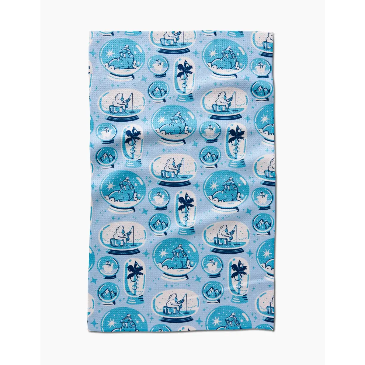 Kitchen Towel - Winter Snow Globe Collection - Geometry