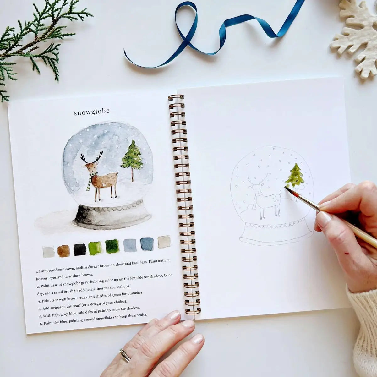 Watercolor Workbook - Winter - emily lex studio