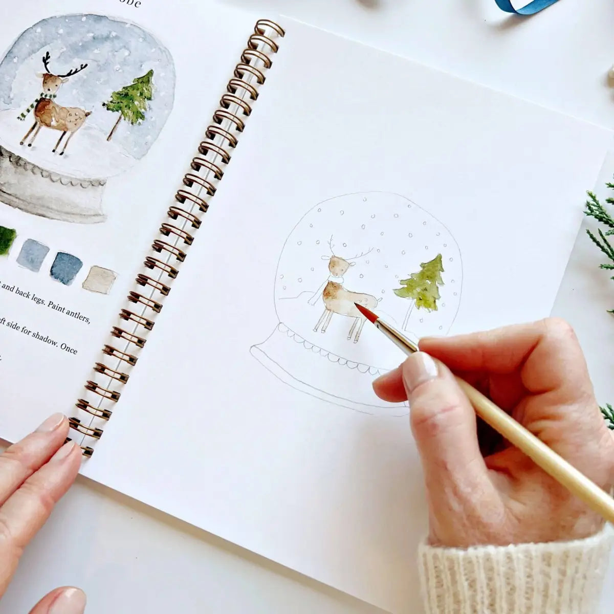 Watercolor Workbook - Winter - emily lex studio