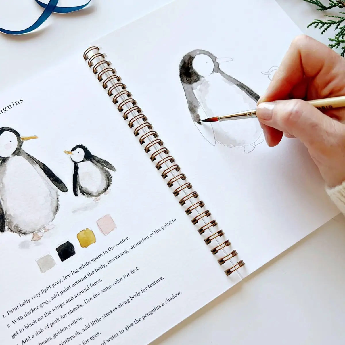 Watercolor Workbook - Winter - emily lex studio