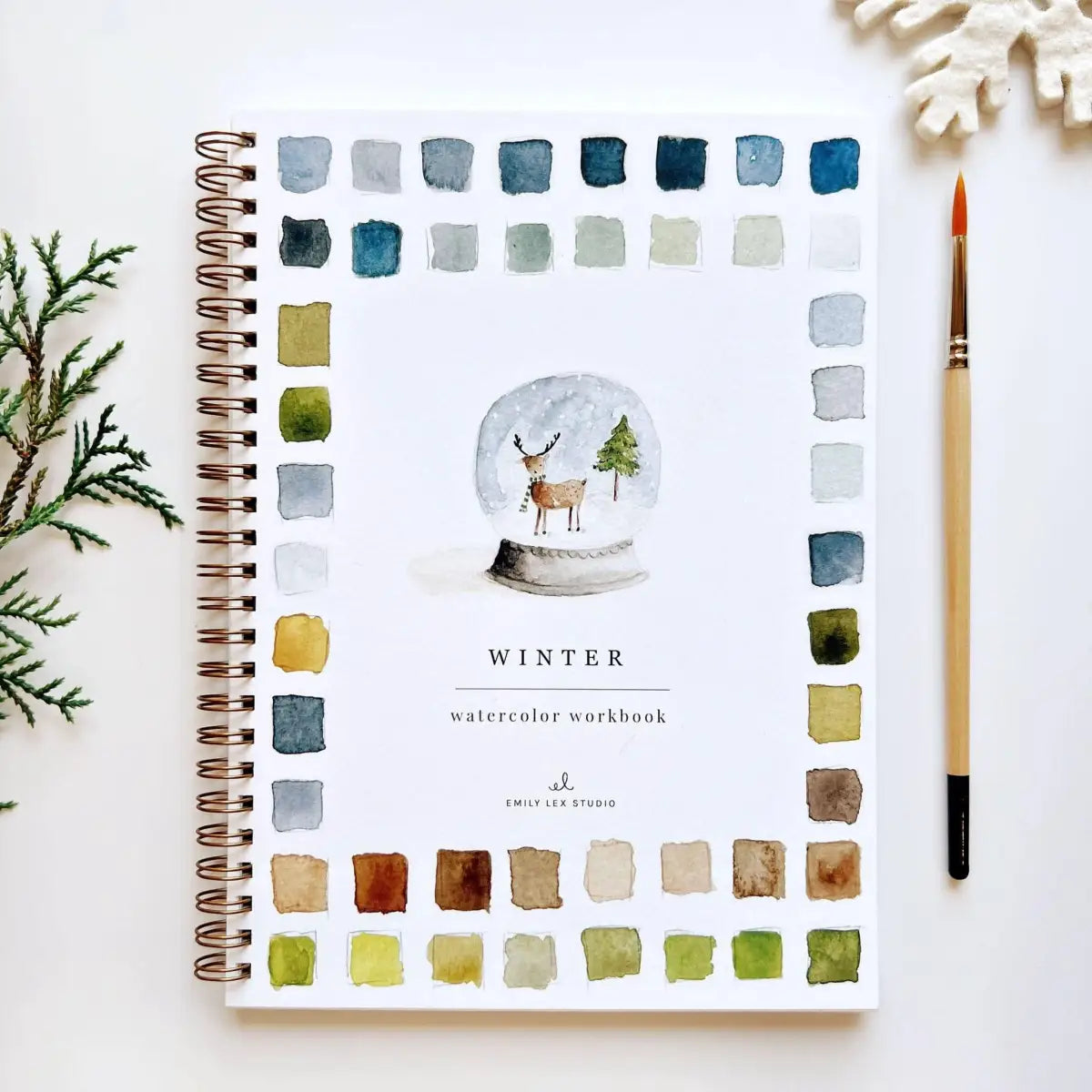 Watercolor Workbook - Winter - emily lex studio