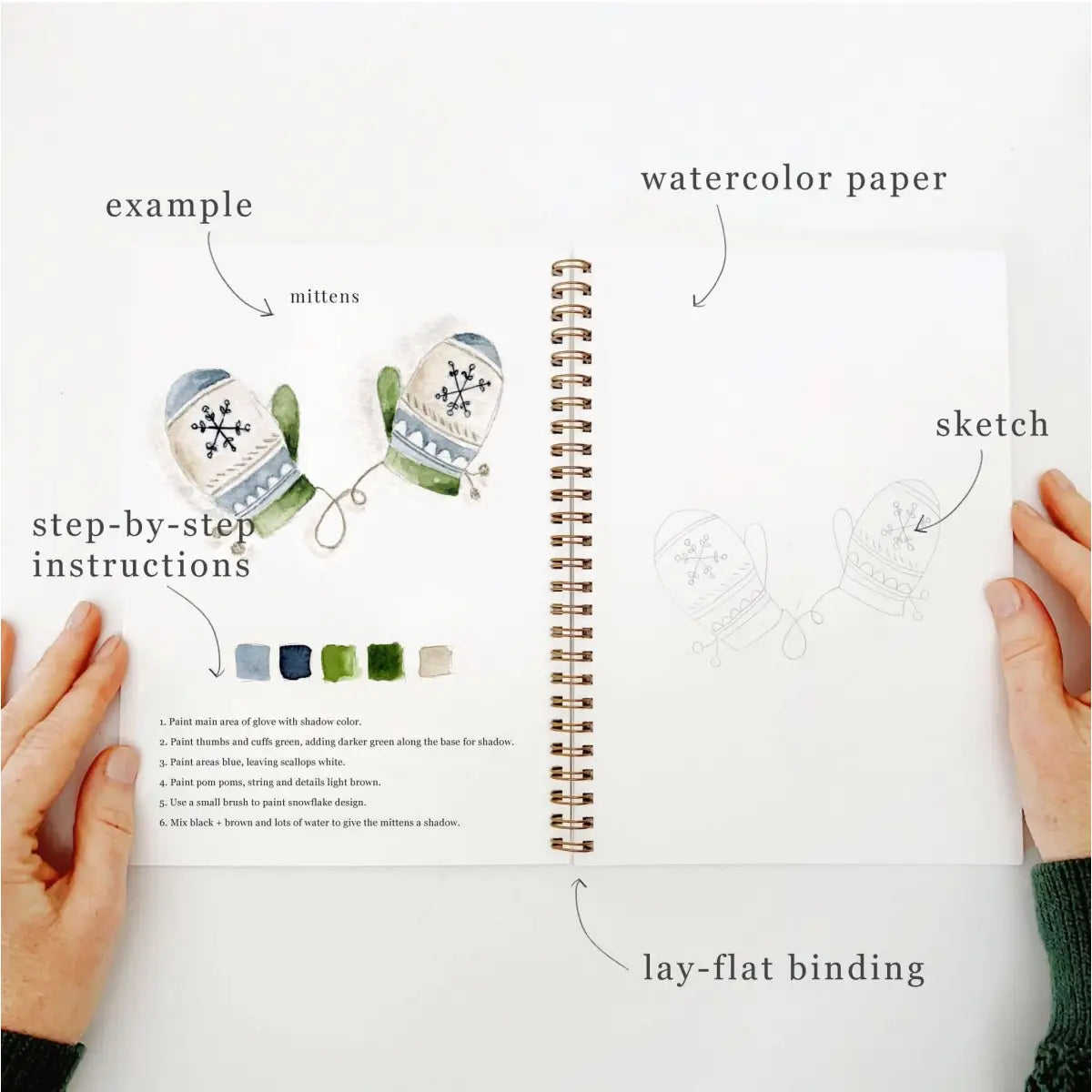 Watercolor Workbook - Winter - emily lex studio