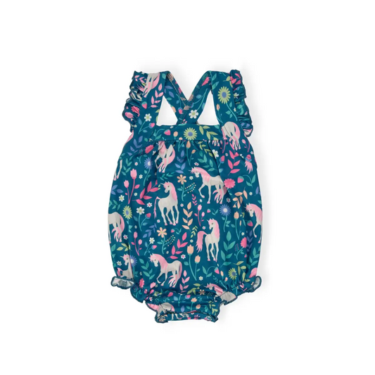 Wish Upon a Unicorn Ruffle Romper Outfit - Mila & Rose ®